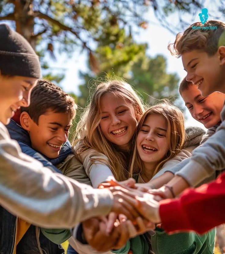 Children smiling together